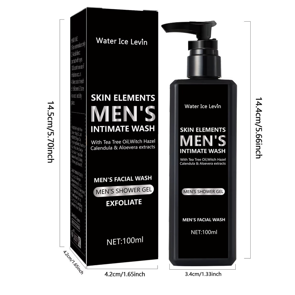 100ML Men'S Facial Cleanser for Daily Cleansing and Bathing, Suitable for Oily Skin, Soothing, Purifying and Cleaning