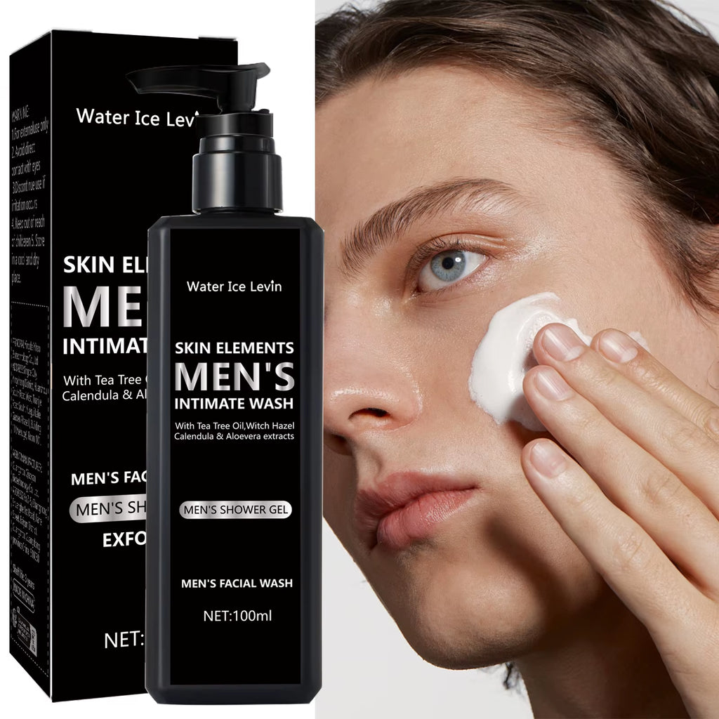 100ML Men'S Facial Cleanser for Daily Cleansing and Bathing, Suitable for Oily Skin, Soothing, Purifying and Cleaning