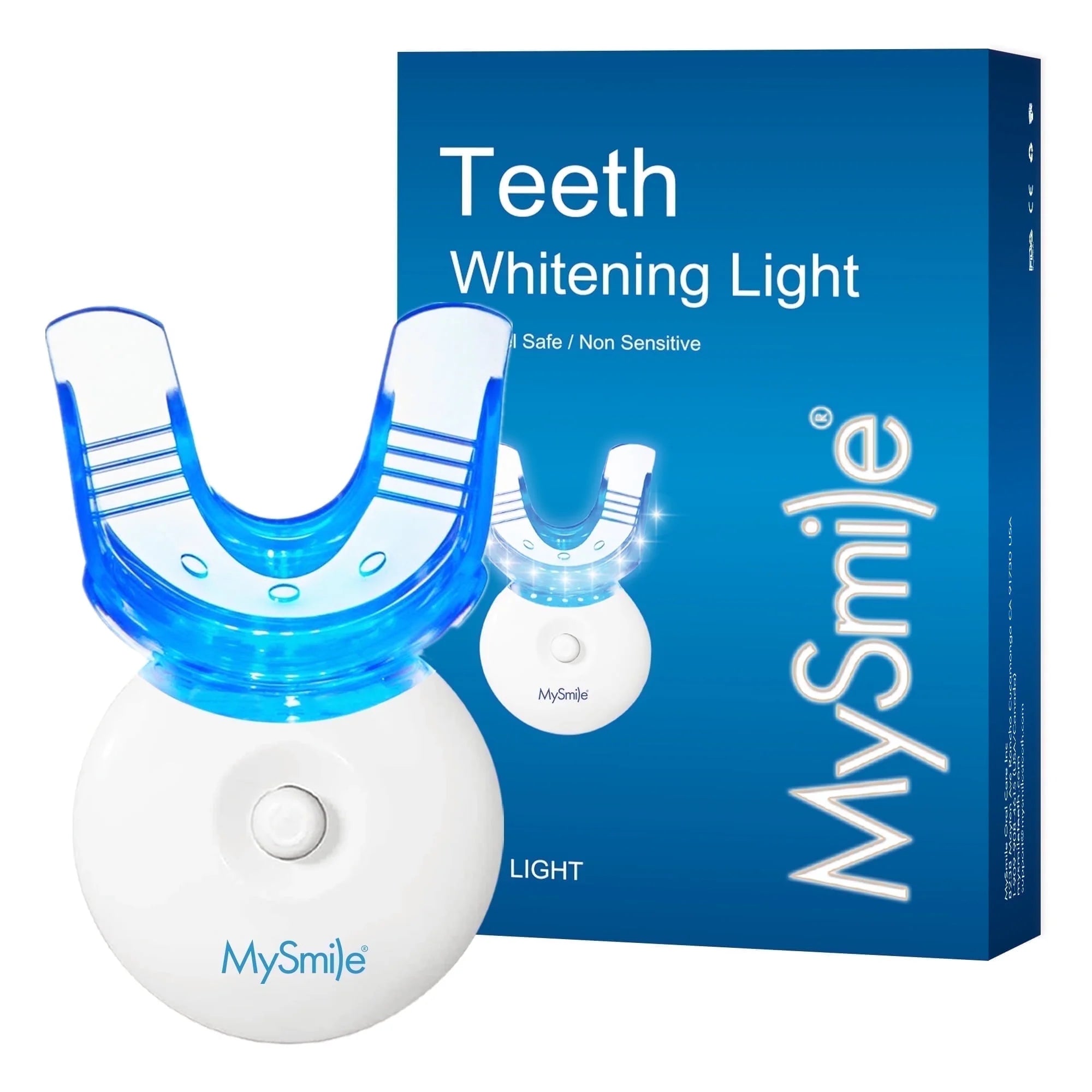 5-LED Teeth Whitening Light for Teeth Whitening Kit Accelerator with Teeth Whitening Tray Teeth Whitener, 10Min Smart Timer
