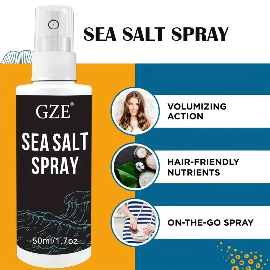 GZE Natural Sea Salt Spray for Hair Men & Women, Adds Instant Volume, Texture, Thickness, & Light Hold | Texturizing & Thickenin