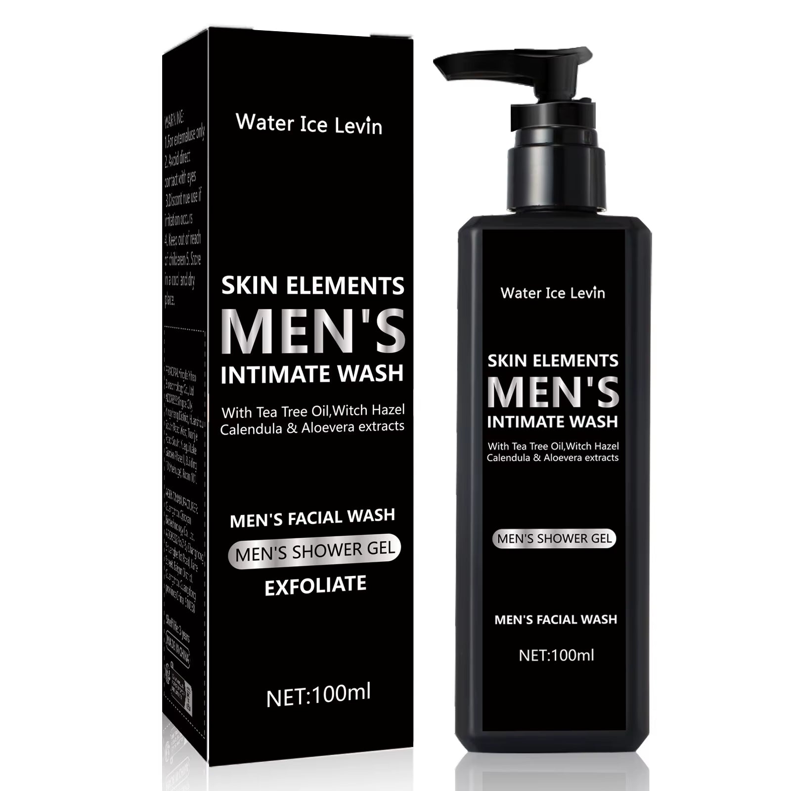 100ML Men'S Facial Cleanser for Daily Cleansing and Bathing, Suitable for Oily Skin, Soothing, Purifying and Cleaning